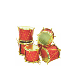 NATAL ENF.TAMBOR 3CM C/6 NTA1469